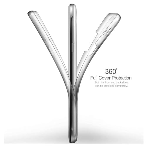 GAPlus Xiaomi 12 5G Front and Back Case [Built in Screen Protector] Transparent Clear Fully Protection PC Hard Soft Slim Thin Cover Bumper Shockproof For Xiaomi 12 5G - Image 4