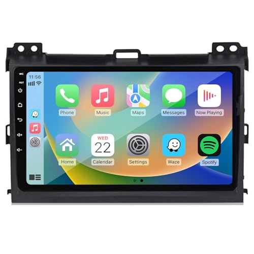 Autoradio Android pour Prado 120 avec caméra de recul pour éviter les angles morts en stationnement
