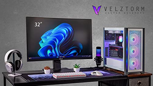 Image of Velztorm Argentux Custom Built Gaming Desktop PC (Intel i7-11700K, Radeon RX 9070 XT, 64GB DDR4, 8TB PCIe SSD, RGB Fans, 240mm AIO, 750W PSU, Bluetooth 5.1, RJ-45, HDMI, Win 11 Home)