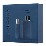 CARAMELO - Tonka Breeze Estuche Regalo 100 + 30 ml, Colonia Hombre, Pack 2, Perfume Formato Spray, Eau de Toilette Natural y Masculina, Aroma Ambarado Aromático, Fragancia Fresca, Elegante