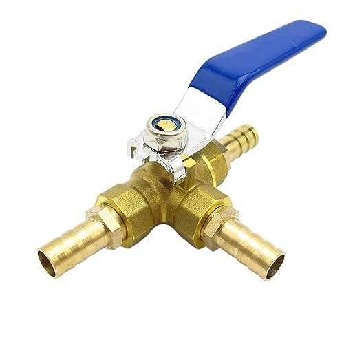 Conector de latón de tres vías para evitar fugas en tubos de 14mm 3