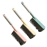 Toyvian 3 Piezas Cepillo de Limpieza con Mango de Cerdas Suaves para Sofás Muebles y Camas Hogar y Fácil de Colgar para Polvo y Pelusas