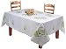 Easter Bunny Egg White 68x84" Rectangular Spring Fabric Tablecloth Creative Linens