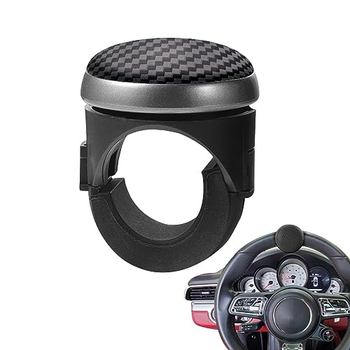 Girador de botão de volante ajustável | Botão universal para veículos | Aderência antiderrapante e r