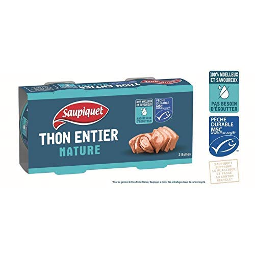 Saupiquet Atún Natural Msc 2 x 140 g 3 unidades