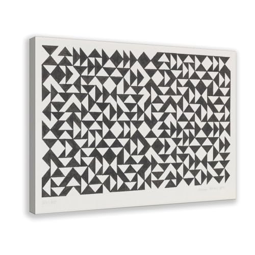 Affiches vintage modernes WCYB DR XIII Anni Albers sur toile