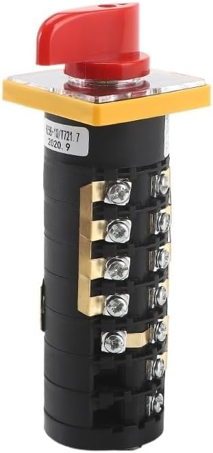 HZ5B-10/T721.7 10A 5 Positions 7 Poles 28 Screws Rotary Cam Changeover Reversing Combination Switch