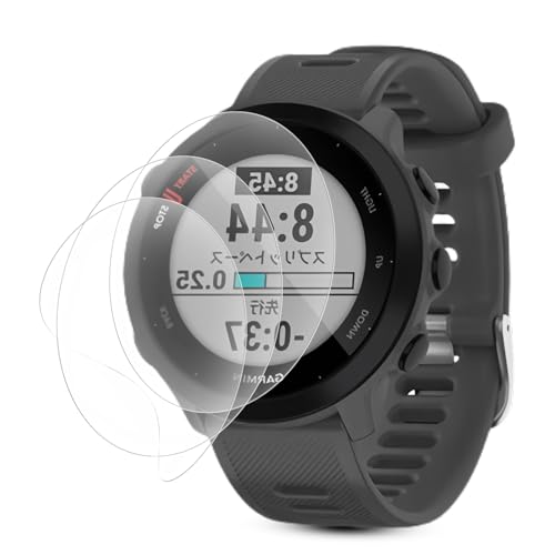 Garmin ForeAthlete 55�p �ی�t�B�����y3���Z�b�g�zTPU�� �p �K�[�~�� ForeAthlete 55�t���t�B���� �����ߗ� �w��h�~ �Ռ��z�� �L�Y�C�� �C�A���X �ȒP�\��t�� �������h�~ �K�[�~�� 55�t�B����