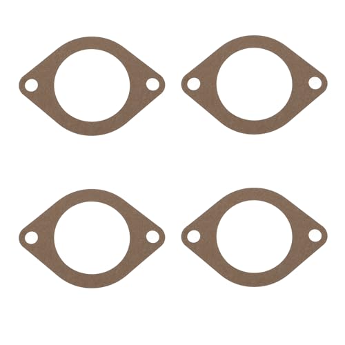 Image of EMSea 4Pcs Tractor Thermostat Gasket 81711768 Compatible with Fordson Dexta 79x49mm