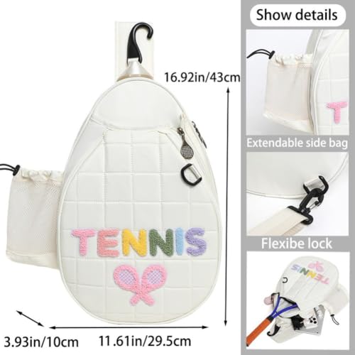 Mochila de tenis rosa NexRen ligera: protege tus raquetas y organiza tus viajes diarios 3
