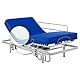Gerialife® Gelenkbett mit Sanitär-Matratze, wasserdicht, 105 x 190 cm + Geländer