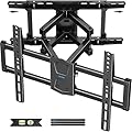 USX STAR Full Motion TV Wall Mount 24 inch Studs for Most 42-86 Inch TVs, Adjustable TV Wall Mount Swivel and Tilt, Loading 110 LBS, Max VESA 600x400mm, Fits 16", 18", 24" Studs