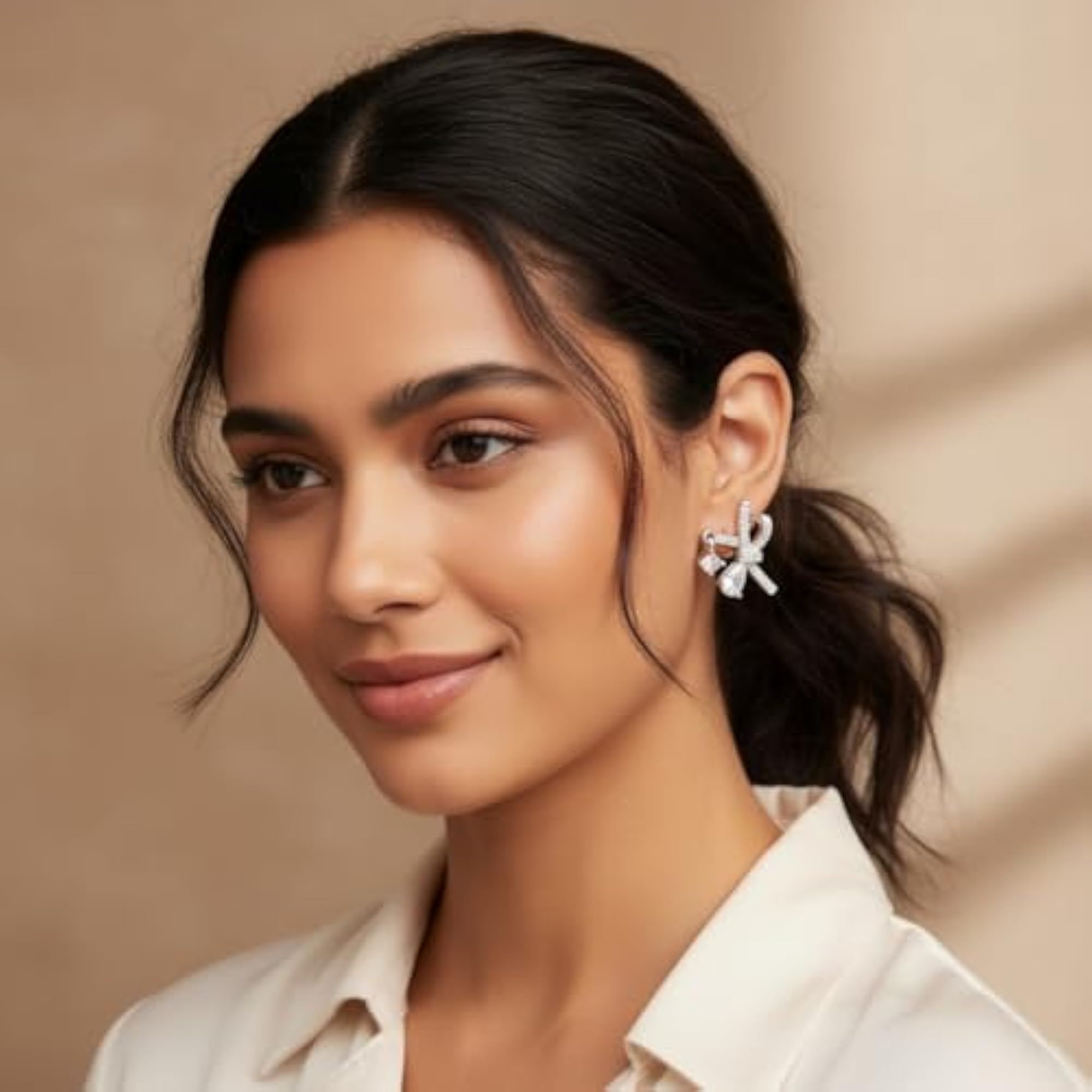 Women's 925 Sterling Silver Butterfly Dangle Earrings