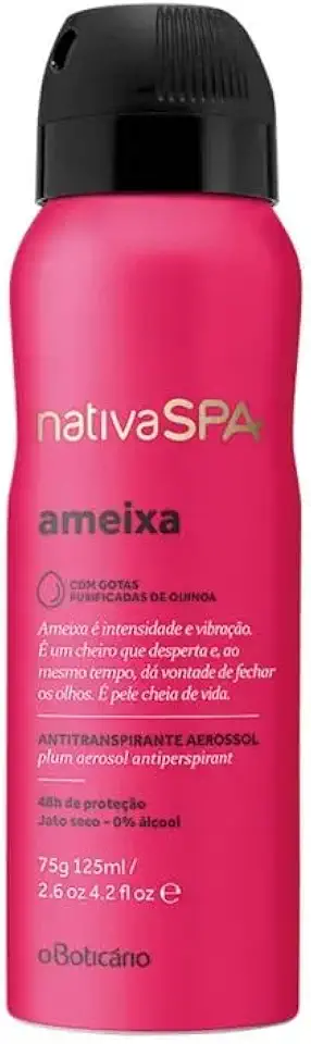 Desodorante Aerosol Antitranspirante Nativa SPA Ameixa 75g