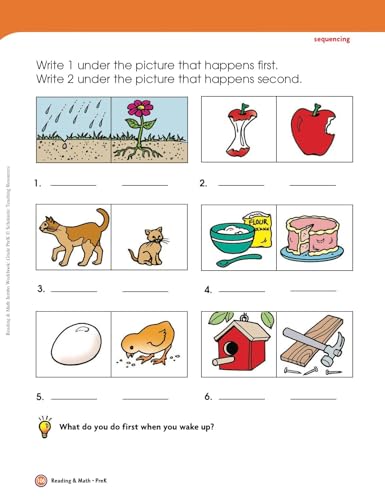 Scholastic 9780439785983 Pre-K Reading & Math Jumbo Workbook thumb #14
