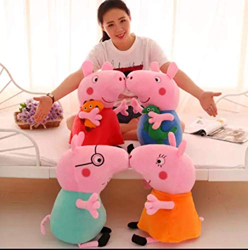 HUG 'n' FEEL SOFT TOYS Lovey DOVEY Softness Long Soft Lovable hugable Cute Giant Life SizeSmall Pig Family (Pig Set, 4pcs)