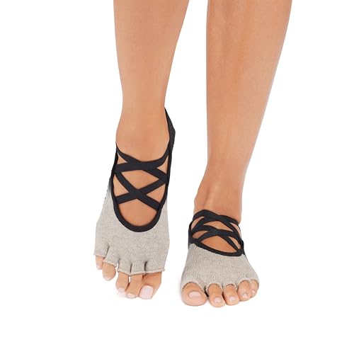 toesox Elle Half Toe Multi Pack – Grip Non-Slip Toe Socks for Pilates Barre Yoga4