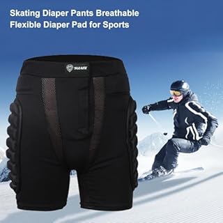Protecteurs de Hanches de Sport – Shorts de Protection du Coccyx, Shorts de Protection des Hanches, Shorts légers et Confortables | Short rembourré résistant aux Chocs, Short de Protection des