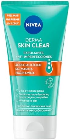 NIVEA Derma Skin Clear Gel Exfoliante Anti-imperfecciones 150 ml ...