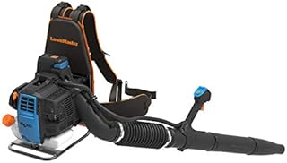 LawnMaster NPTBL31AB No-Pull Backpack Leaf Blower, Gas-Powered with Electric Start, 31cc 2-Cycle Engine, 470CFM, 175MPH