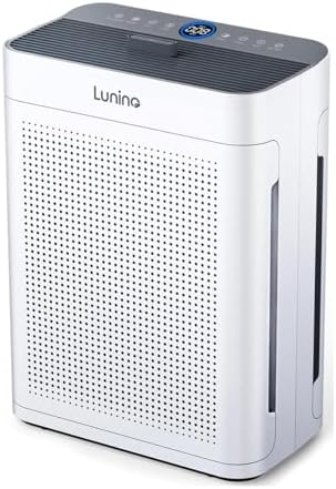 Air Purifiers for Home Large Room up to 3000sq.ft, LUNINO HEPA Double-Sided Air Purifier with Washable Filter, PM 2.5 Display Air Quality Sensors, Air Cleaner for Pets Hair, Odor, Dust, Smoke, Pollen