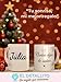 Imagen de Taza Personalizada Con Nombre Y Dedicatoria Mujer Regalo Original Navidad Amiga Invisible Diseño Femenino Dia De Madre Tazas De Desayuno Apta Microondas Lavavajillas Regalos Elegantes Familiares