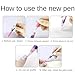 Nail Art Pens Set Nail Graffiti Polish Pens Drawing Painting Markers 12 Colors 0.5 MM for DIY 3D Nail Art Beauty Manicure