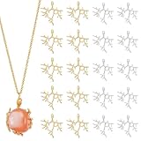 Options or et argent:Disponible en finitions or et argent, Ces plateaux offrent une GREAT polyvalence et conviennent à différents styles, comme les mariages ou les cadeaux de la Saint-Valentin., décontractée, colliers de Tout les jours, ce qui les rend indispensables dans la fabrication de bijoux pour diverses préférences esthétiques