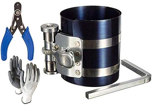 3inch Band Ratchet Installer Tool Car Engine Piston Rings Compressor 3-175mm Motorcycle Engine Parts Piston Ring Kit 1 PISTON RING COMPRESSOR