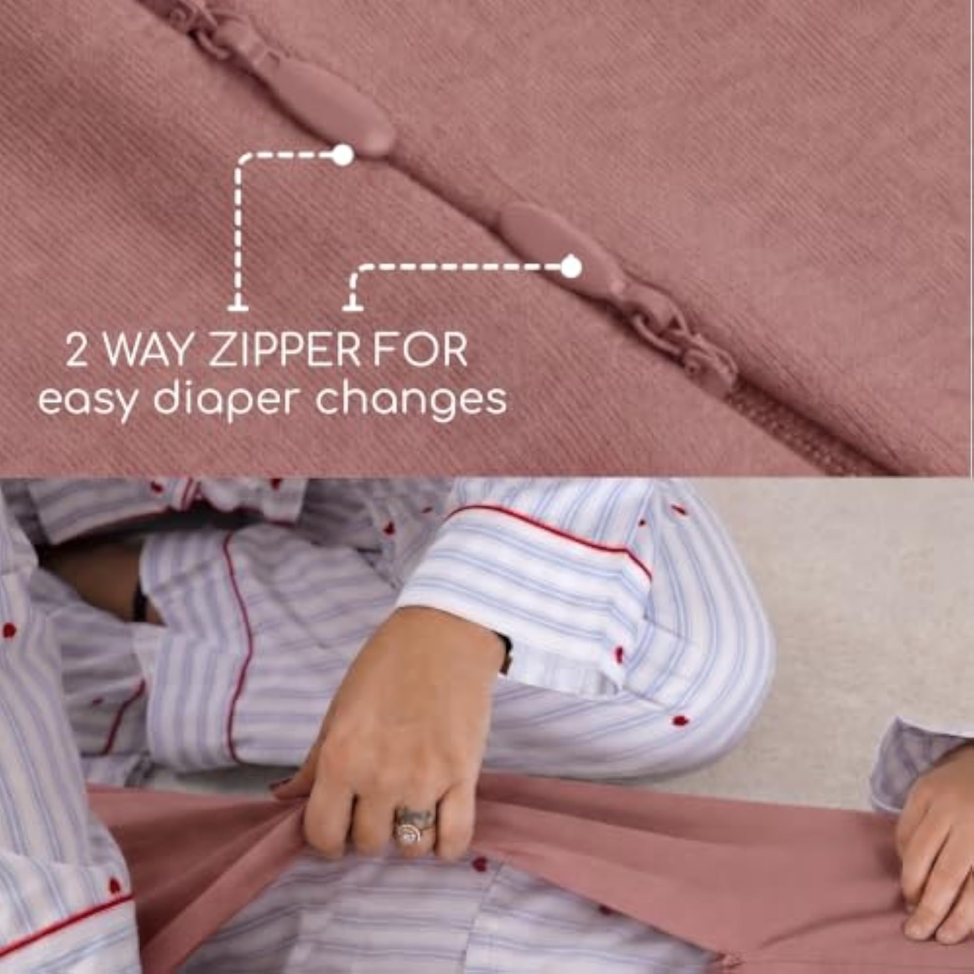 Knitted Bamboo Muslin Solid Sleeping Bag