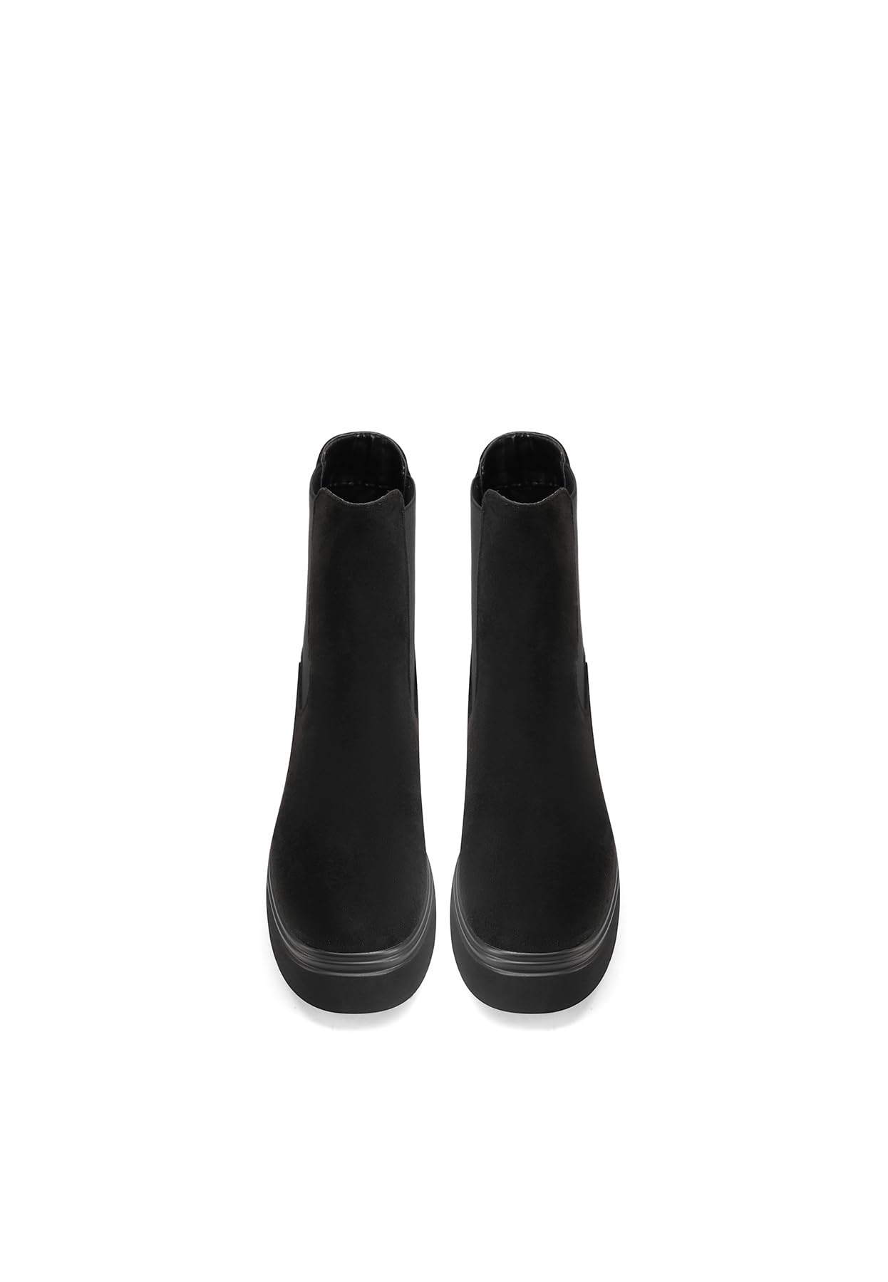 QUEEN HELENA Stivali Chelsea Platform Stivaletti con Zeppa Donna X31-129