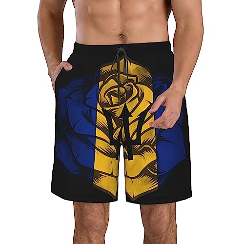 Men's Swim Trunks Funny Beach Board Shorts Quick Dry Drawstring Shorts Swimming Trunks