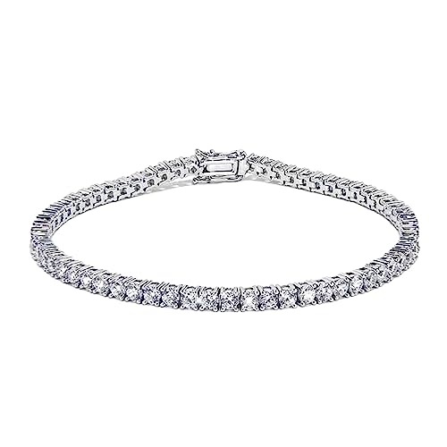 Daisy's Findings Tennis Bracelets For Women | 3Cttw Tennis Bracelets For Women | Sterling Silver Tennis Bracelet | Diamond Bracelets For Women | Tennis Bracelet For Women | Tennis Bracelet #TOP5