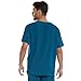 COZYFIT Scrub Top for Men - Stretch V-Neck Scrubs with 3 Pockets, Anti-Wrinkle - Caribbean Blue, XL