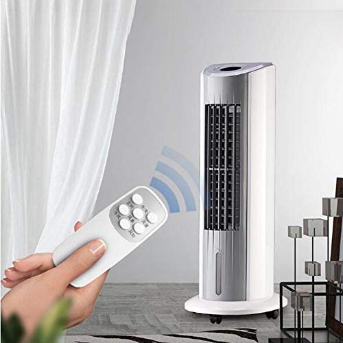 Ventilador de Torre oscilante, Ventilador de Torre de Pedestal oscilante de 3 velocidades, Temporizador de 12 Horas con Control Remoto, oscilación de 60° Ideal para Interiores, oficinas y hogares