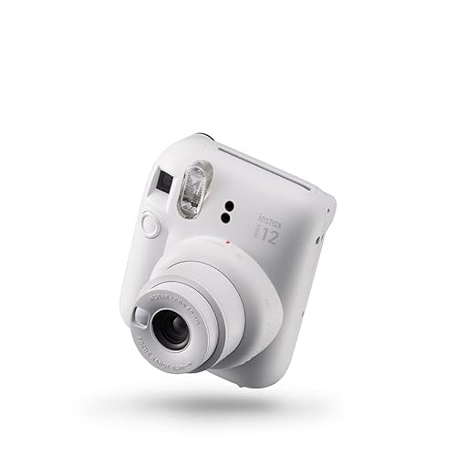 Câmera Instax Mini 12 + Filme de 10 Poses - Branco Marfim