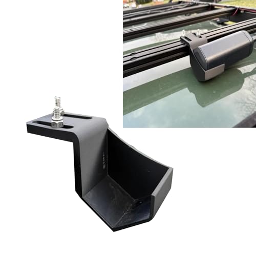 Roof Rack Antenna Bracket Compatible with Weboost Vibration Stabilizer Mount with PETG Clamp for Overland Antenna on Vehicle Roof Racks