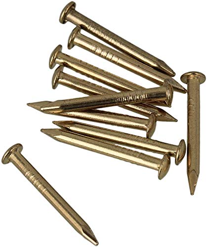 Tiny Wooden Nails For Diy Craft Projects, Antique Drawer Repairing, Mini Boxes Decorative Accessories[Set Of 200Pcs] (13Mm/0.5Inch, Gold) #TOP4