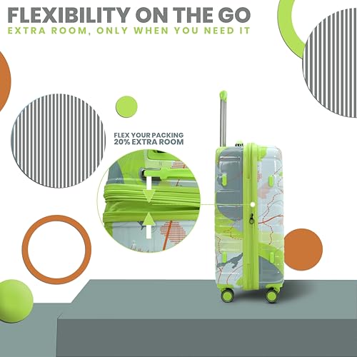 Image of AMERICAN TRAVELLER THE Upland Trolley Bag | Anti-Theft Zippers | Light Weight, Expandable Travel Suitcase, Durable Hard Shell, TSA-Type Lock, Spinner, Anti-Theft Zippers