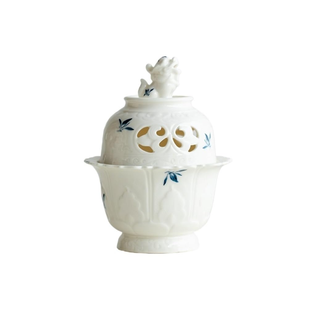 Incense Holder Base Household Sandalwood Stove Ceramic Aromatherapy Office Zen Desktop Decoration for Buddha Small Incense Burner