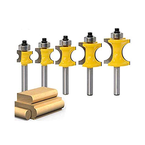 Juego de 5 brocas para fresadora con punta de carburo C3 Cover