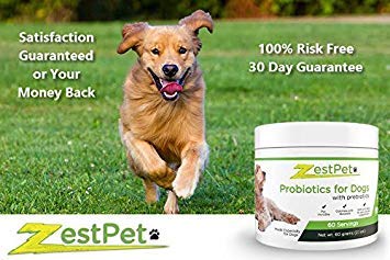 Zestpet Probiotics For Dogs With Prebiotics Pet Invisible Powder Supplement, 100 Per Cent Satisfaction Guarantee #TOP6