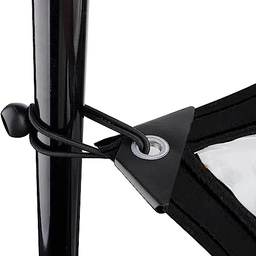 Bâche transparente imperméable et résistante aux intempéries avec œillets renforcés