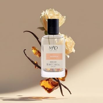 Mad H105 Selective Eau de Parfum (EDP) 50 ml-Sıcak Baharat, Tatlı Vanilya ve Gül ile Zenginleşen Odunsu Amber Notalarıyla Kalıcı Oryantal Kadın Parfümü
