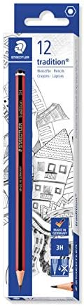STAEDTLER 110-6B Tradition Graphite Pencil for Drawing & Sketching - 6B (Box of 12)