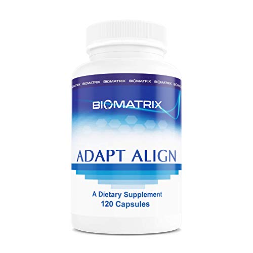 Adaptogen Blend For Cortisol Support, w/ Ashwagandha, L-Theanine, Bacopa, Rhodiola | Adapt Align for Stress Relief, Focus, and Mood (120 Capsules)