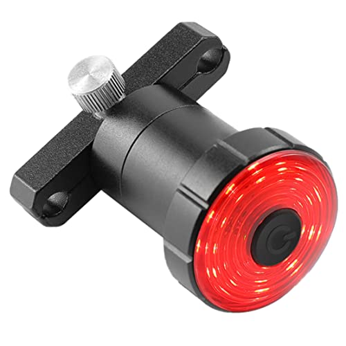 OnIUeZky Bike Tail Light Rechargeable Smart Bicycle Rear Lights Saddle Mounting Brake Sensing Bike Rear LED Accessories for Road Bike..