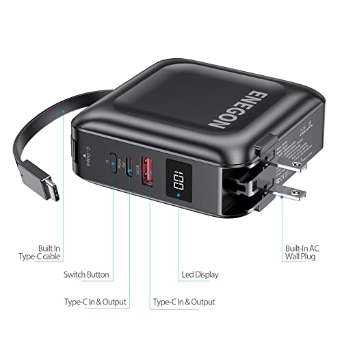 Enegon 1 Hybrid Fast Portable Charger (15000Mah) Plus 2 Pack Of 10000Mah Power Bank #TOP6