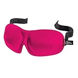 Bucky 40 Blinks No Pressure Eye Mask for Travel & Sleep, Hot Pink, One Size