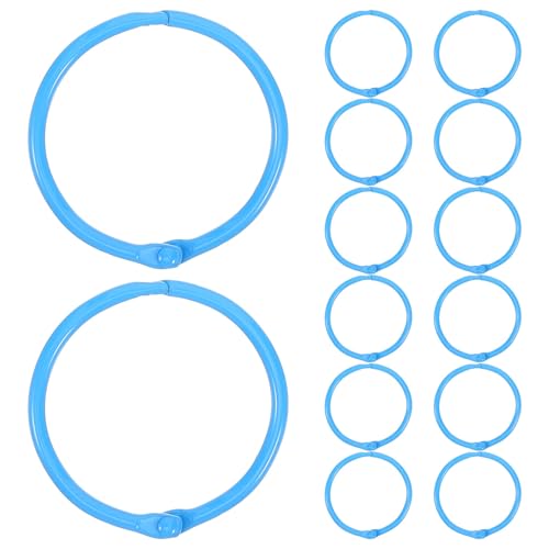 Applicazioni flessibili: adatti per raccoglitori di fogli mobili, anelli per libri in metallo per ufficio o come piccoli anelli per raccoglitori per lavori artigianali, questi anelli supportano facilmente diverse attività, fermagli ad anello, cerchi in metallo per lavori artigianali